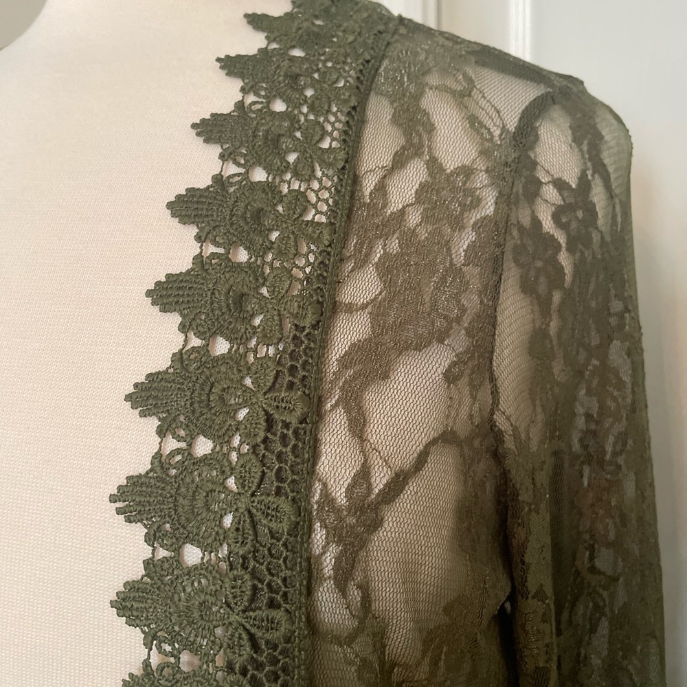 Forest Witch Long Lace Duster